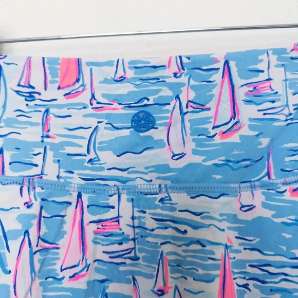 Lilly Pulitzer Womens Skort Size M Blue Luxletic Active Preppy Coastal Tennis - Picture 4 of 6